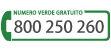 Numero verde Lipo Laser System: 800 250 260